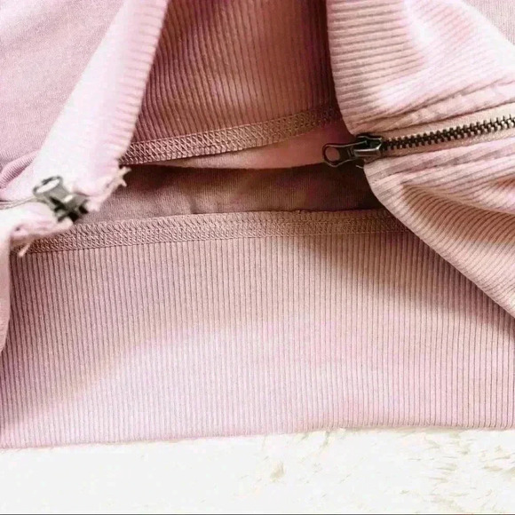 NWT Gaiam Mauve Studio To Street Easy Fit Soft Zip Yoga Top Size XS - Picture 5 of 11